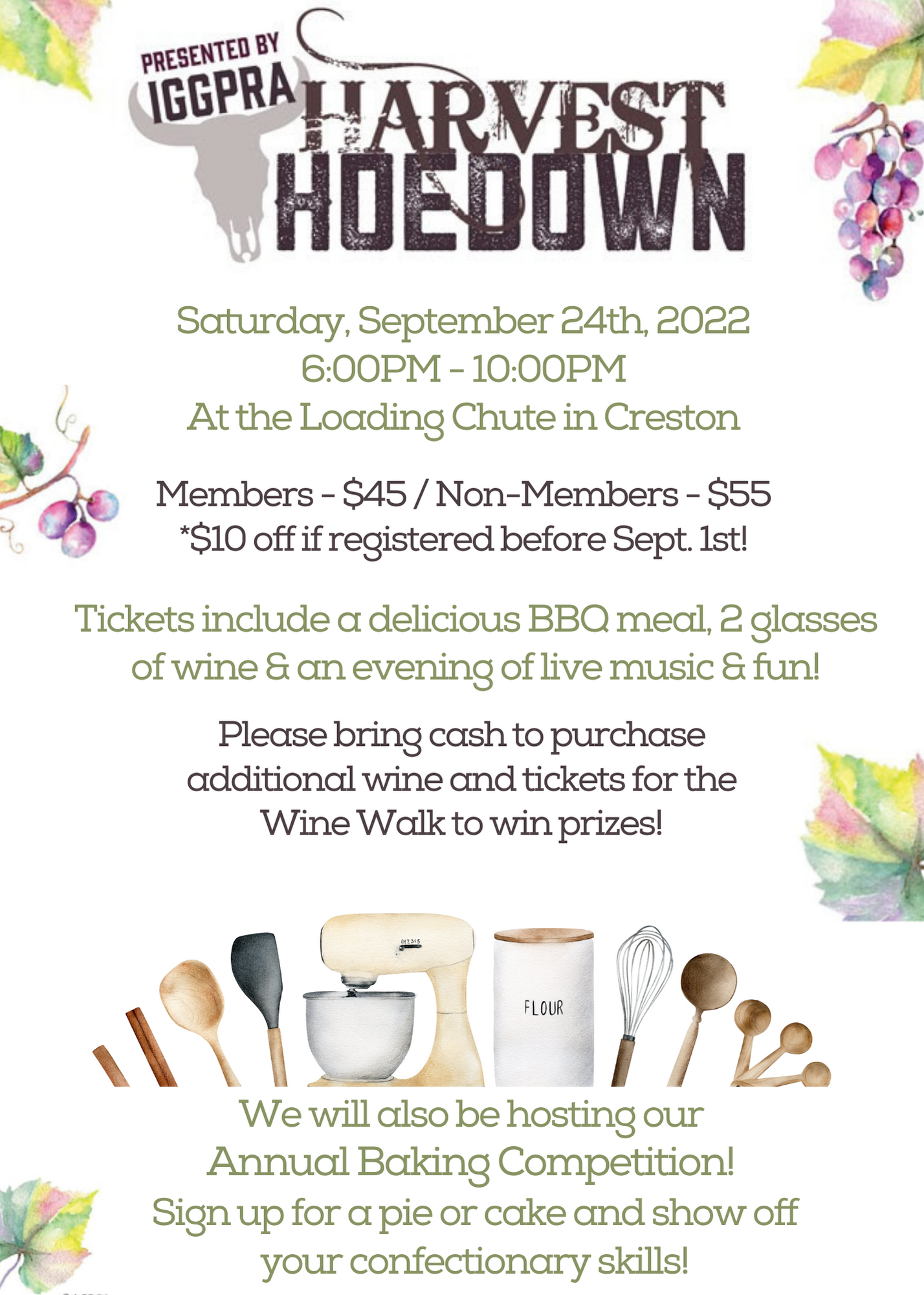 Harvest Hoedown Independent Grape Growers of the Paso Robles Area